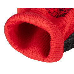 Arbetshandskar, polyester belagd med latex (crincle), 3121X, storlek 8