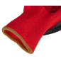 Arbetshandskar, polyester belagd med latex (crincle), 3121X, storlek 9