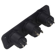 PLS37 Vattentät tändaruttag voltmeter