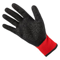 Arbetshandskar, polyester belagd med latex (crincle), 3121X, storlek 11