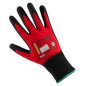 Arbetshandskar ultraflex, nylon-spandex, belagda med polyuretan-nitril (skum), 4131X, storlek 8