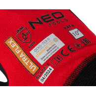 Arbetshandskar Ultraflex, nylon-spandex, täckt med polyuretan-nitrilskum (foam), 4131X, storlek 10