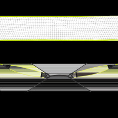 Hopfällbart badmintonnät och andra sporter Rebel Active