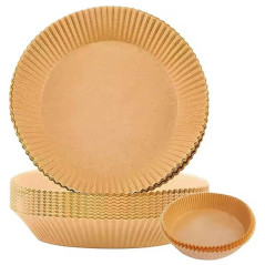 DA280B Papper för air fryer 20cm 50 stycken