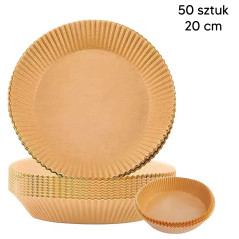 DA280B Papper för air fryer 20cm 50 stycken