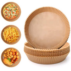 DA280B Papper för air fryer 20cm 50 stycken