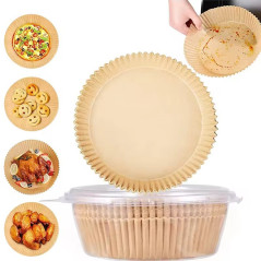 DA280B Papper för air fryer 20cm 50 stycken