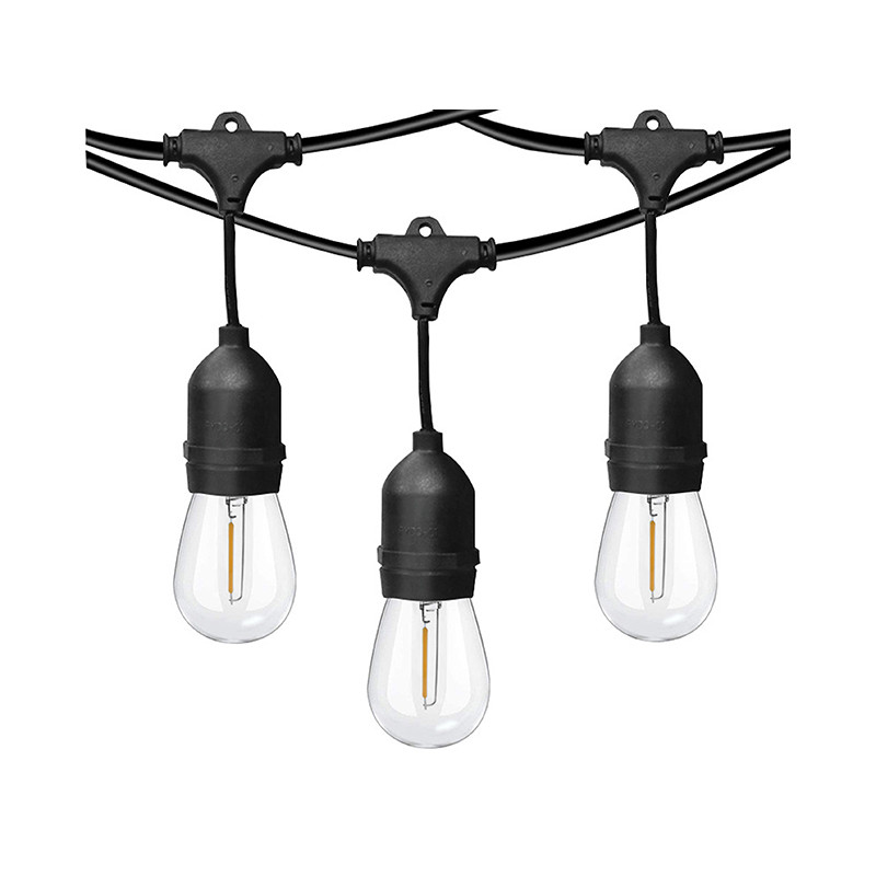 70-297 - Trädgårds ljusslinga 12 LED-lampor 230V GS-02