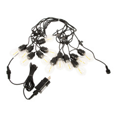 70-297 - Trädgårds ljusslinga 12 LED-lampor 230V GS-02