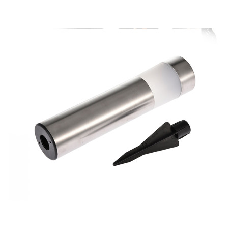 70-291- Solcellslampa LED silver stolpe sl-21 | HandlaSmidigt.se