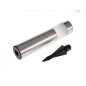 70-291- Solcellslampa LED silver stolpe sl-21