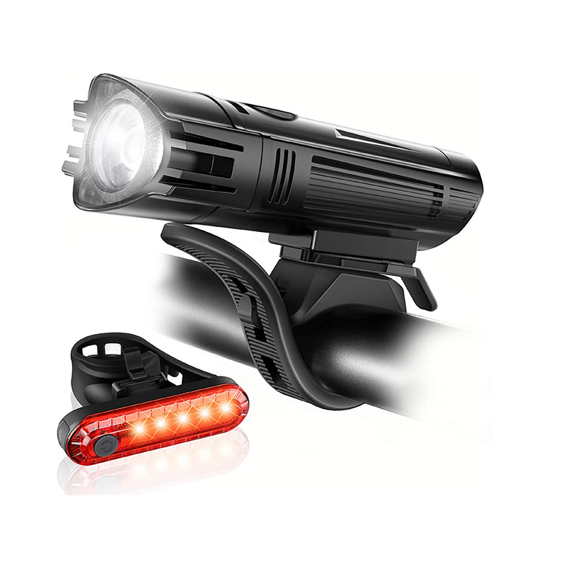 71-167- Cykellyktor fram+bak set bl-05