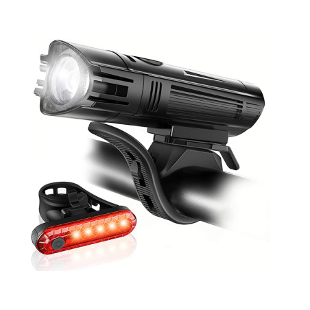 71-167- Cykellyktor fram+bak set bl-05