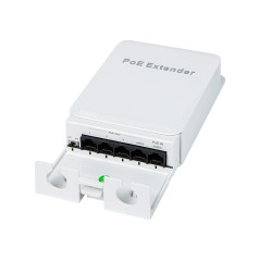 77-968- Fyraporters PoE-förlängare 100 Mbps extern