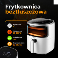CR 6313 Fettfri fritös - 12 program 5,0 l - airfryer
