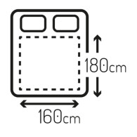 CR 7441 Elektriskt uppvärmt täcke med timer (1)