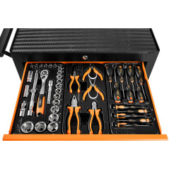 Verkstadsförråd, 5 lådor + 117 verktyg