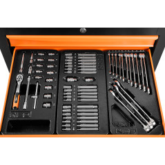 Verkstadsförråd, 5 lådor + 117 verktyg