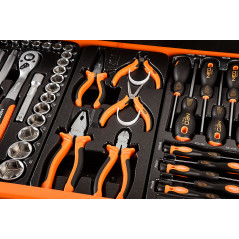 Verkstadsförråd, 5 lådor + 117 verktyg