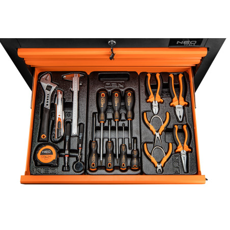 Verktygslåda, 6 lådor + 149 verktyg