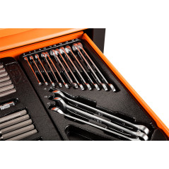 Verktygsskåp, 7 lådor + 176 verktyg