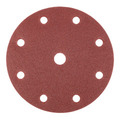 Sliprondeller 150 mm, P80, 5 st, med 9 hål för 04-721