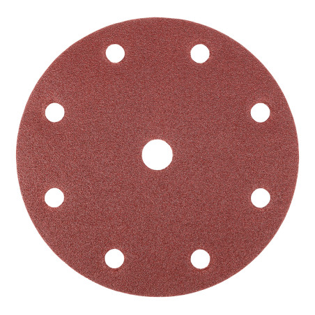 Sliprondeller 150 mm, P80, 5 st, med 9 hål för 04-721