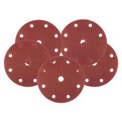 Sliprondeller 150 mm, P240, 5 st, med 9 hål, för 04-721