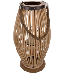 Lykta av bambu- och rottingmaterial Gardlov 24282