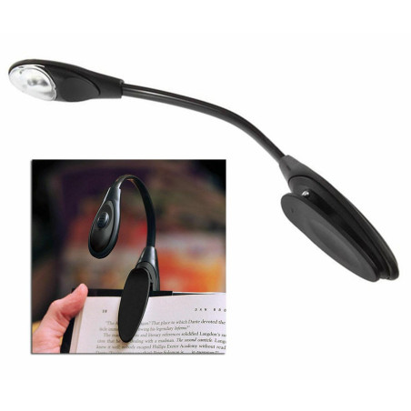 ZD20 Universal LED-klipslampa med batteri