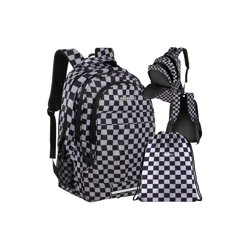 Ryggsäck 22L - schackbräda Kruzzel 24530