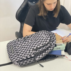 Ryggsäck 22L - schackbräda Kruzzel 24530