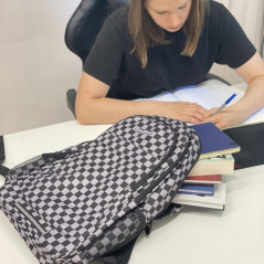 Ryggsäck 30L - schackbräda Kruzzel 24531