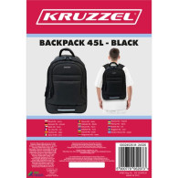 Ryggsäck 45L - svart Kruzzel 24526