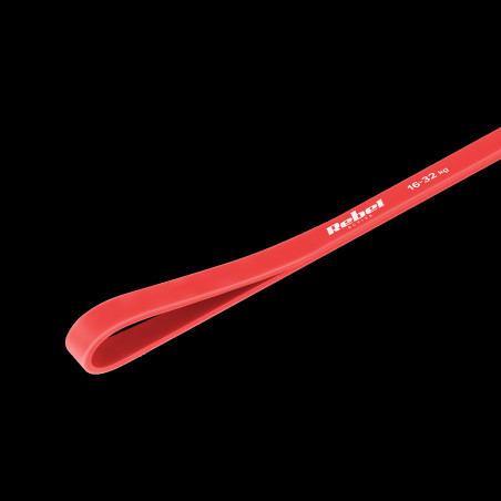 Elastisk träningsband - Power Band PL-2, röd 6-14 kg REBEL ACTIVE