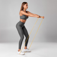 Elastisk träningsband - Power Band PL-2, röd 6-14 kg REBEL ACTIVE
