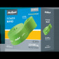 Elastisk träningsgummiband - Power Band PL-5, grön 23-55 kg REBEL ACTIVE