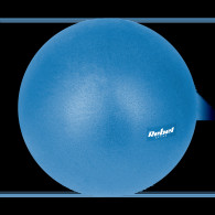 Minigymnastikboll för rehabiliteringspilates, 25 cm, blå färg, REBEL ACTIVE.