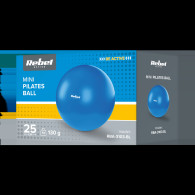 Minigymnastikboll för rehabiliteringspilates, 25 cm, blå färg, REBEL ACTIVE.