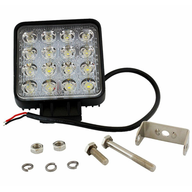 ZD21A Arbetslampa med 16 LED-halogenlampor 48W