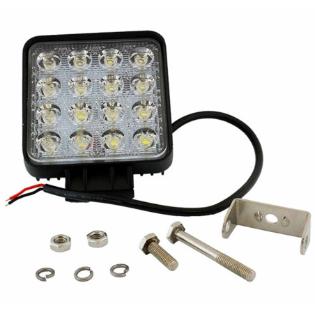 ZD21A Arbetslampa med 16 LED-halogenlampor 48W