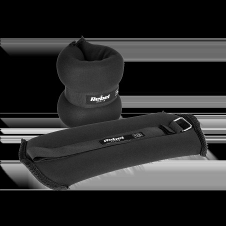 Viktmanschetter för fotleder och handleder 2x1kg, REBEL ACTIVE