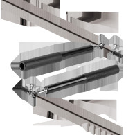 Skakanka bokserska aluminiowa z matalowym łożyskiem 300cm regulowana, REBEL ACTIVE