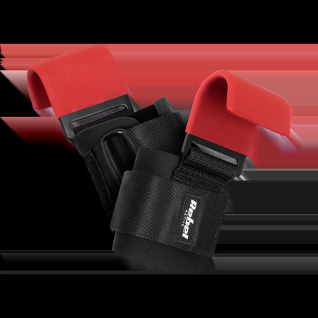 Träningskrokar, stånggrepp för marklyft, REBEL ACTIVE