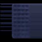 Luftmadrass för en person att sova på + pump, 186 x 96 x 22 cm