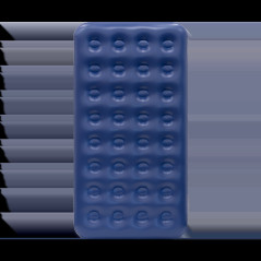 Luftmadrass för en person att sova på + pump, 186 x 96 x 22 cm | HandlaSmidigt.se