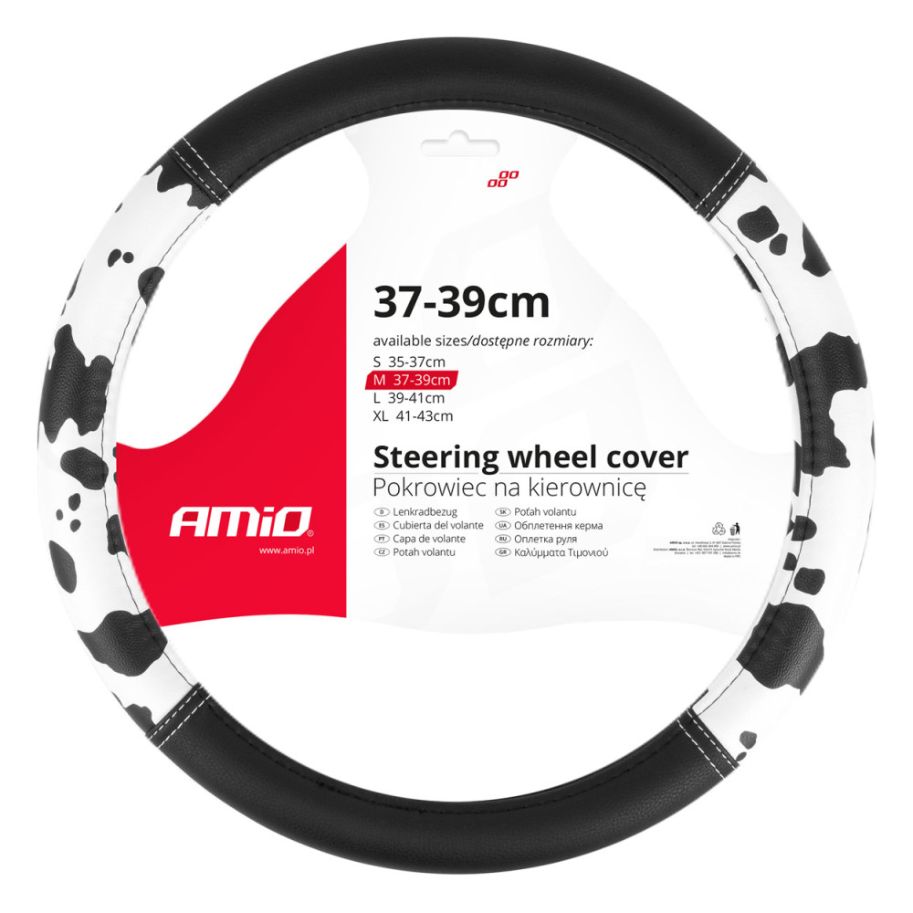 Skydd överdrag till bilratten swc-62-m 37-39cm amio-04172 Skydd överdrag till bilratten swc-62-m 37-39cm amio-04172