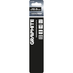 Bor till metall HSS, DIN 340, förlängd, 10 mm.