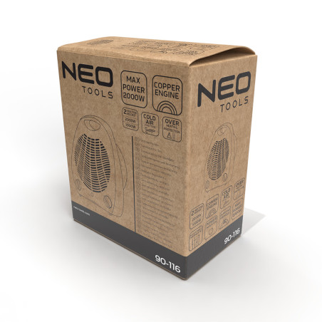 Termovärmefläkt 2000W