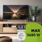 Energiemätaren GreenBlue, wattmätare, 16A, max. 3680W, minnesfunktion, GB620 E